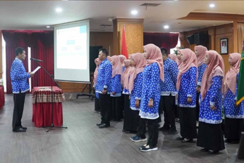 Pelantikan pengurus DPC Persagi PPU periode 2025–2029 yang digelar di Aula Kantor Bupati
