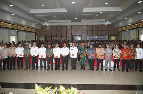 Pemerintah pusat terus mendorong Kalimantan Timur (Kaltim) sebagai lumbung pangan nasional.