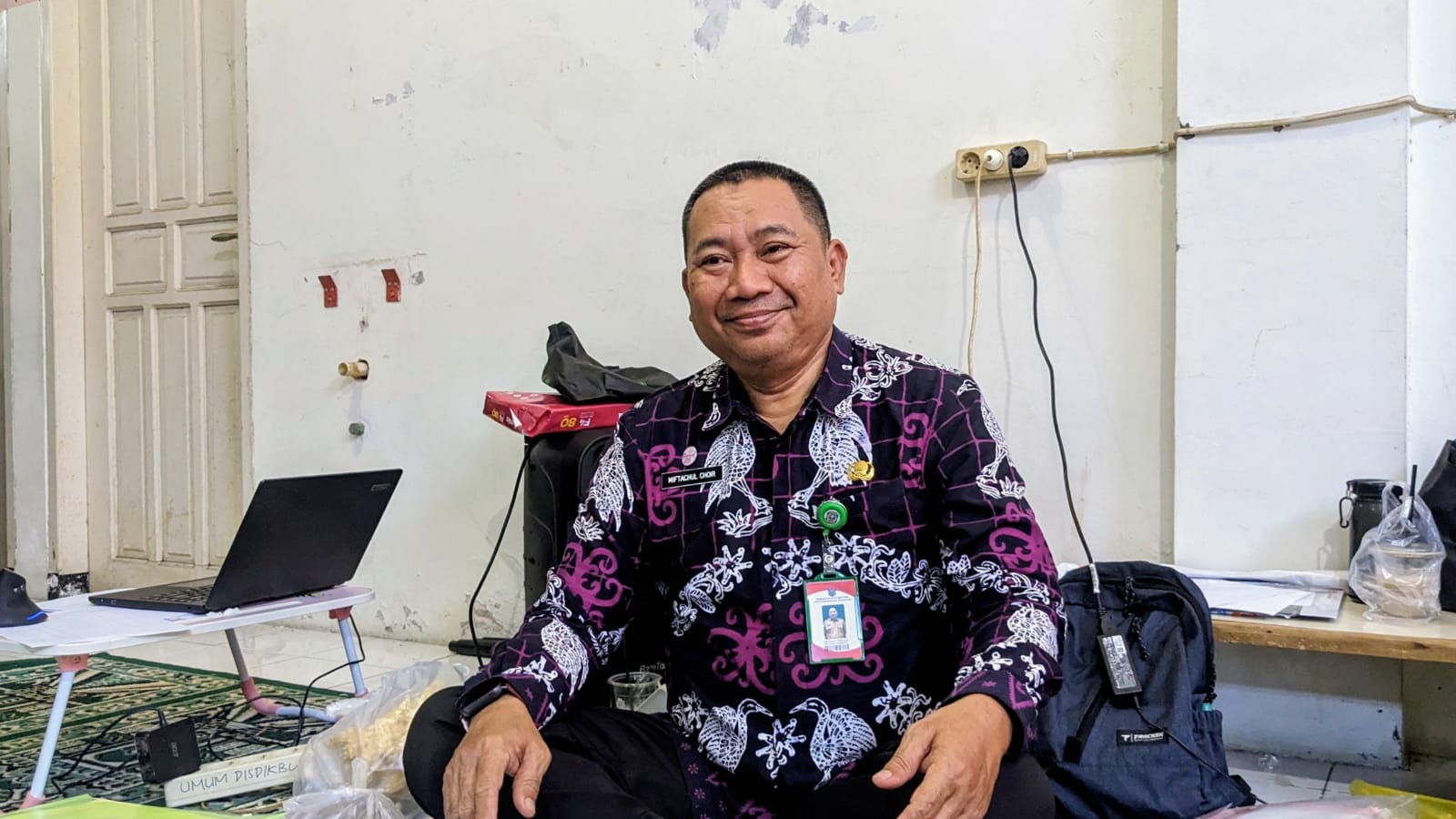Kepala Seksi (Kasi) Kurikulum dan Peserta Didik Disdikbud Bontang, Miftachul Choir