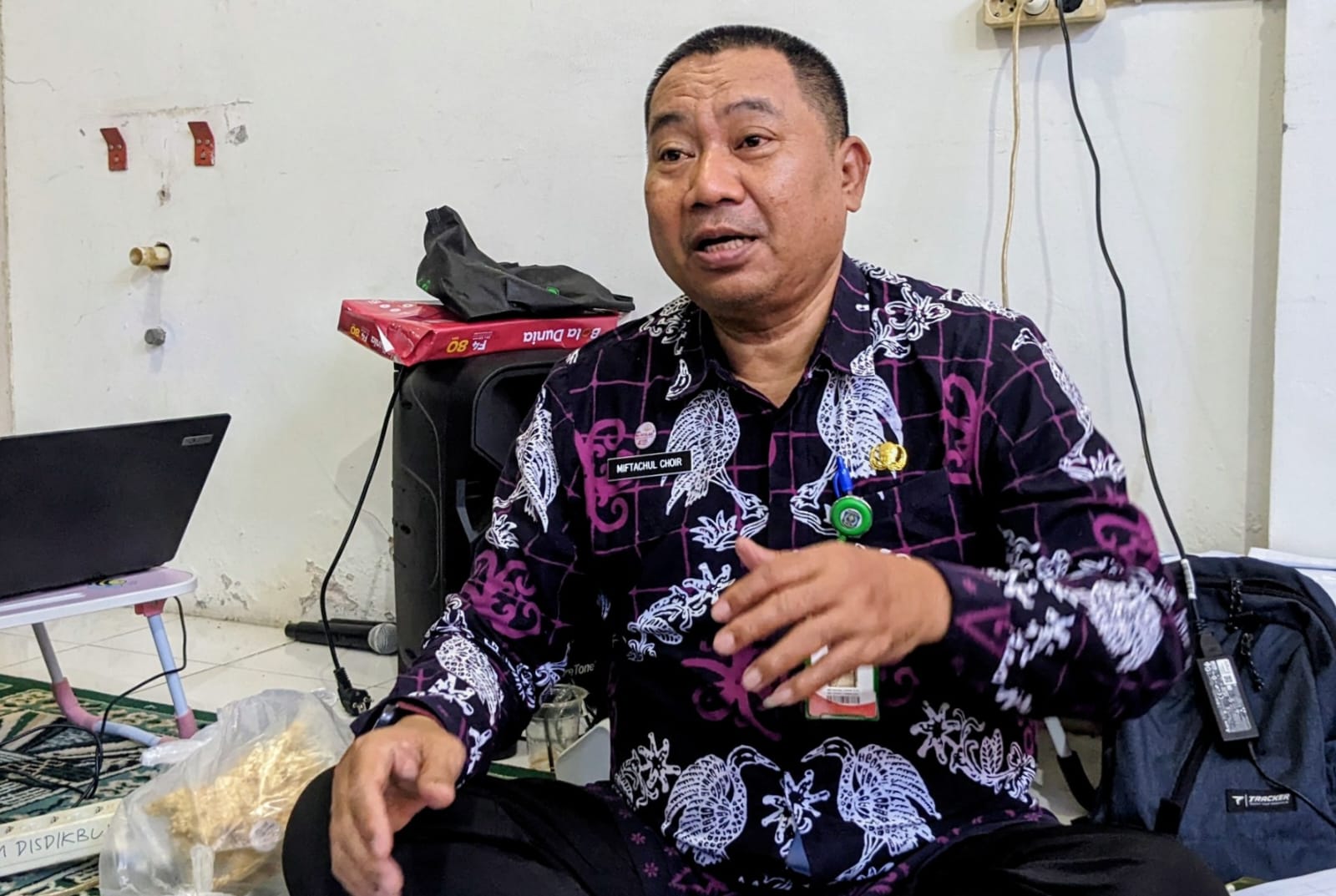 Kepala Seksi (Kasi) Kurikulum dan Peserta Didik Disdikbud Bontang, Miftachul Choir.