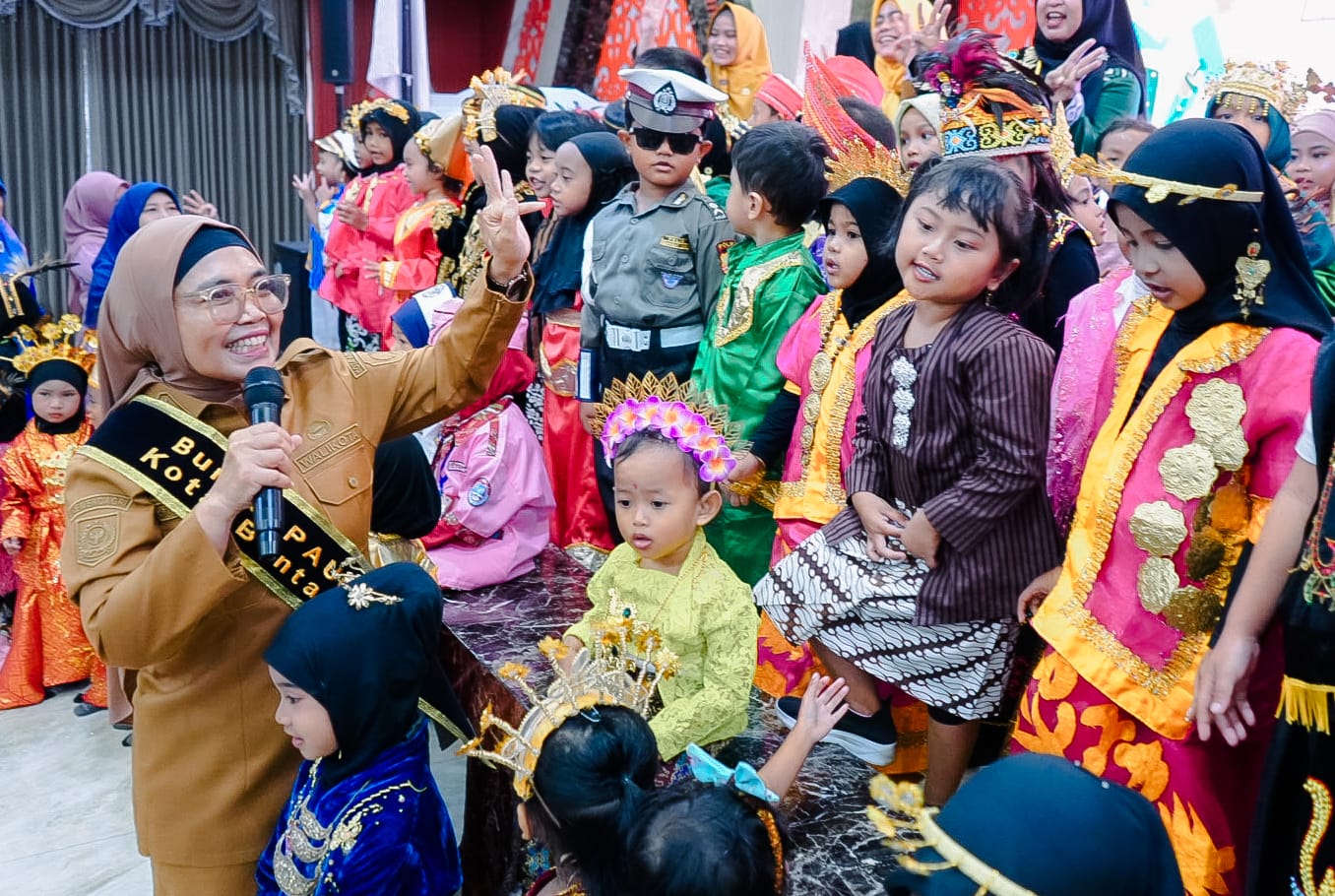 Siswa paud Bontang